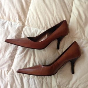 ALDO Brown Pointed Toe Heel
